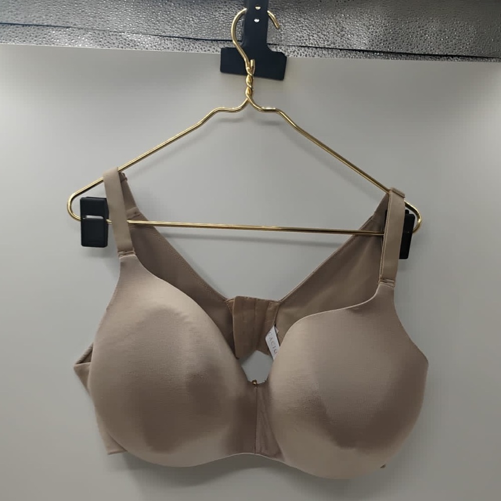 Lane Bryant Cacique Cotton Lightly Lined Full Coverage Bra Beige‎